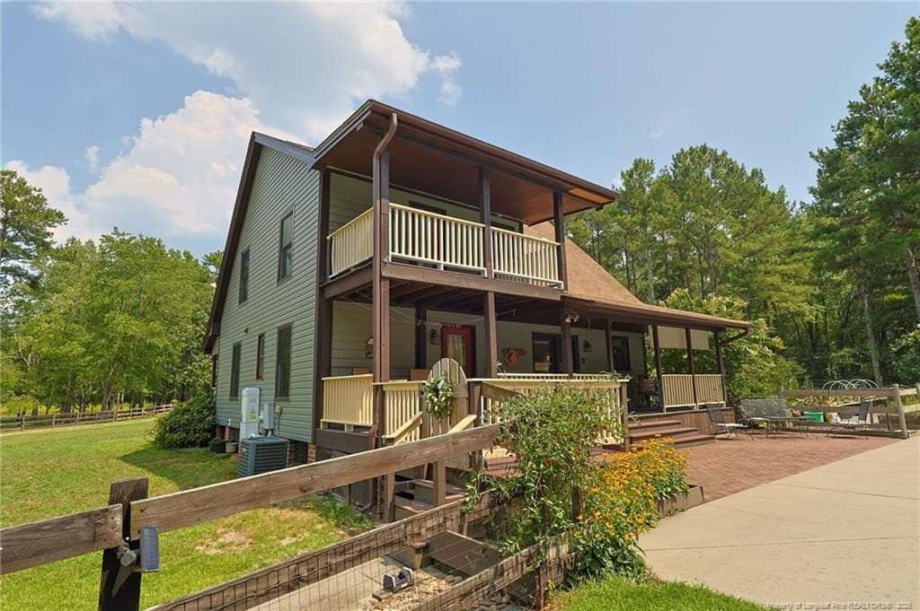 Home Back View - 641 Sunridge Drive, Cameron, NC 28326