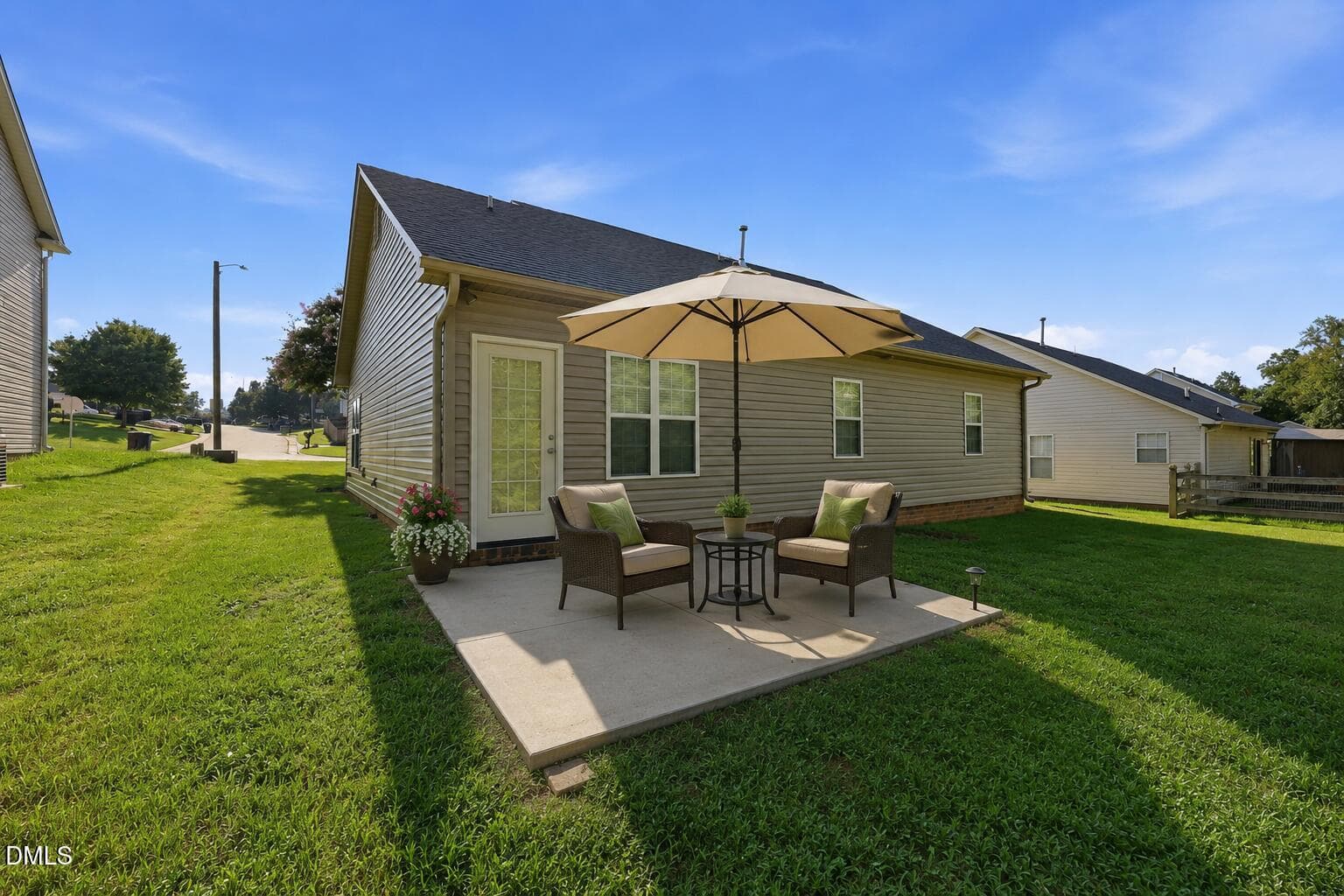 Virtually Staged Patio - 200 Brooks Edge Drive, Winston-Salem, NC 27107