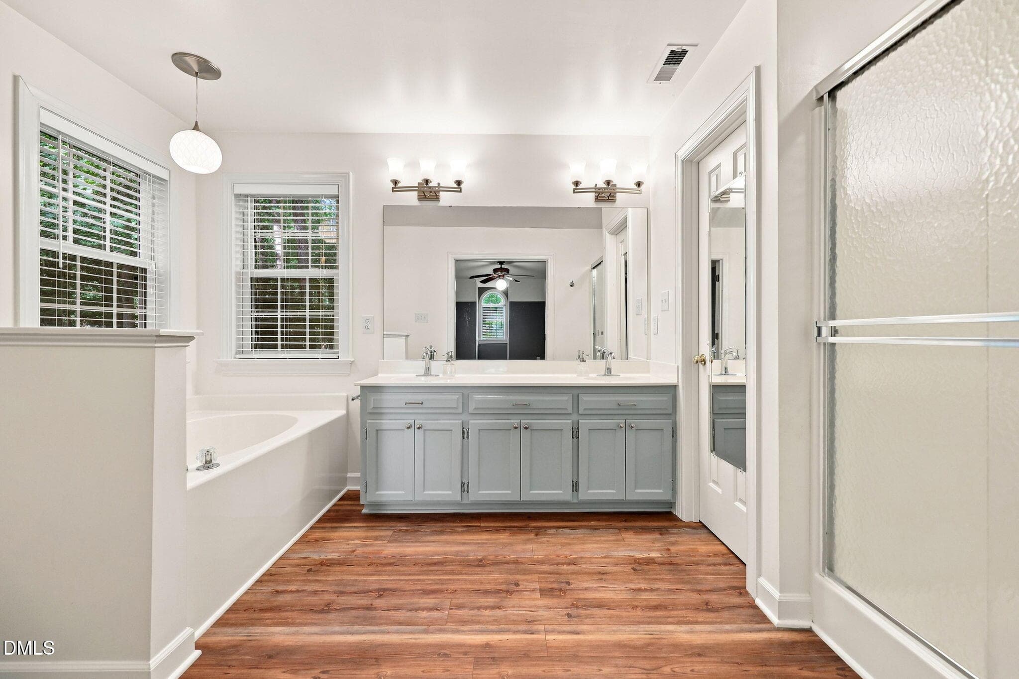 Primary Bathroom with Double Vanity - 6104 King Croydon Court, Raleigh, NC 27603, Raleigh