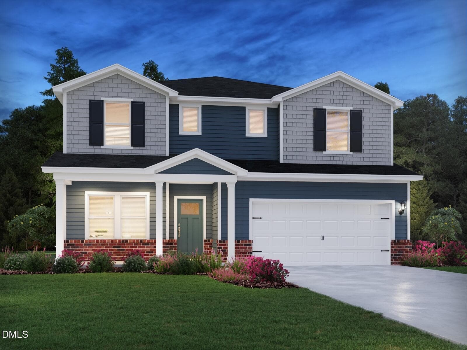 Elevation C - 4025 Wesley Chapel Way, Raleigh, NC 27616, Raleigh