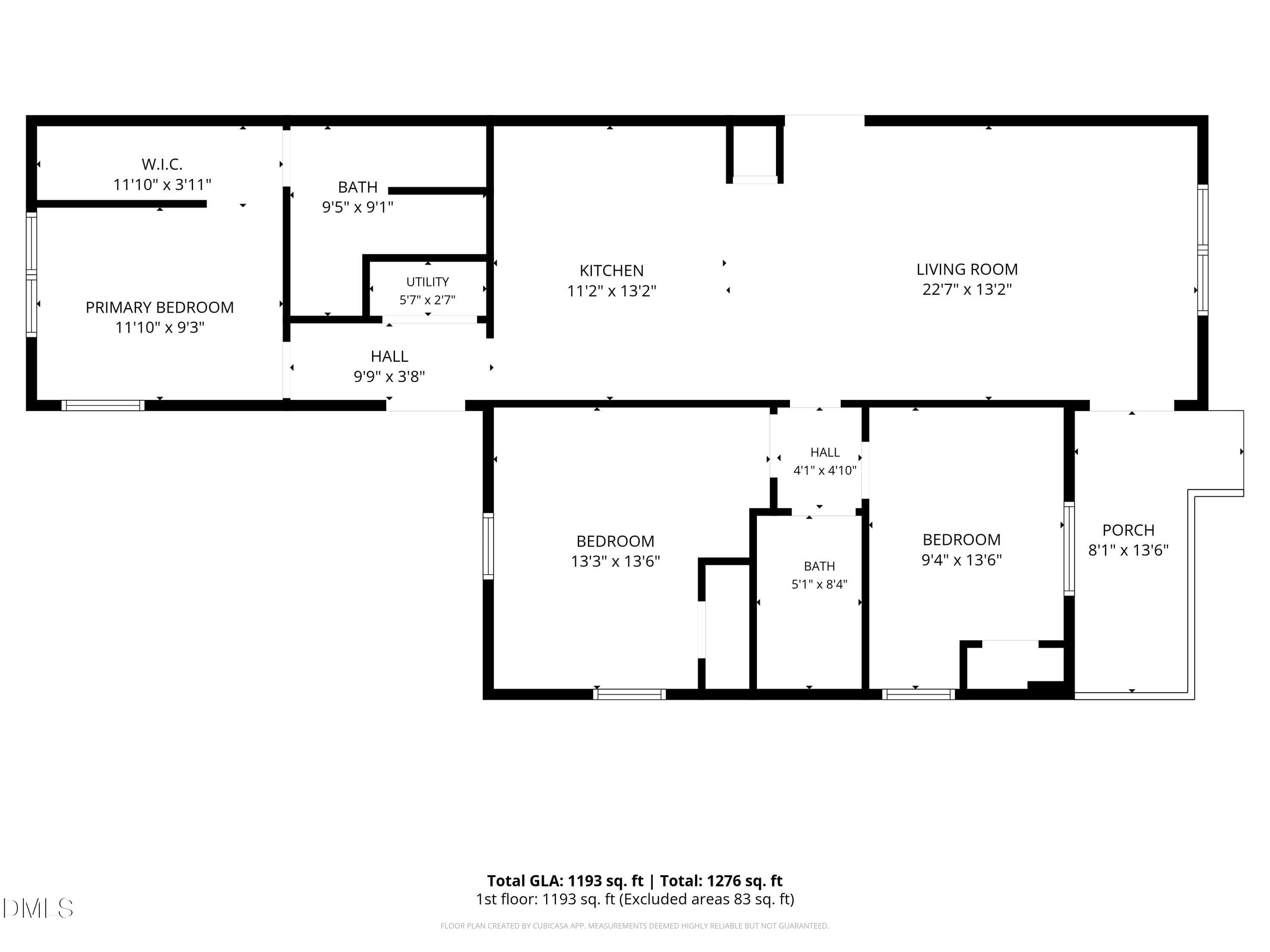 Floor Plan - 2810 Ashe Street, Durham, NC 27703, Durham