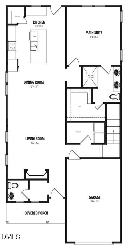 First Floor - 12 W Coulter Court, Selma, NC 27576