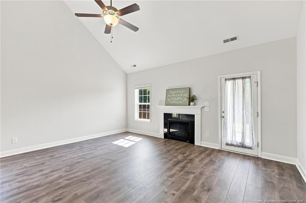 Great room w/ FP - 205 Forester Drive, Vass, NC 28394, Vass