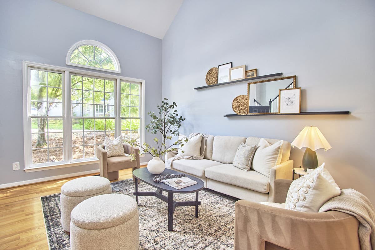 Living Room - 4000 Kettering Drive, Durham, NC 27713, Durham