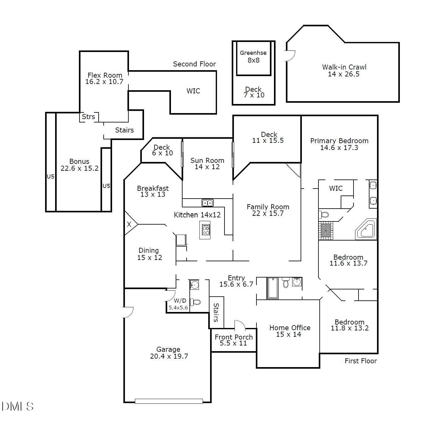 MLS Floor Plan - 155 Mediate Drive, Raleigh, NC 27603, Raleigh