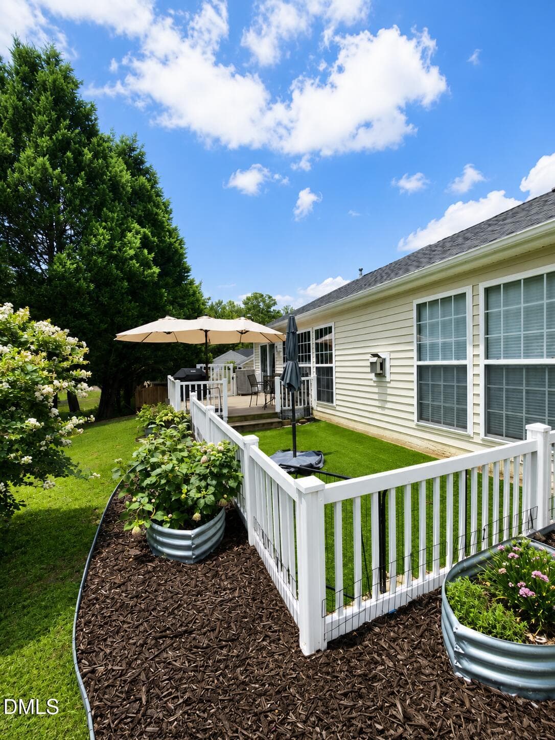 Backyard - 100 Saddle River Road, Apex, NC 27502
