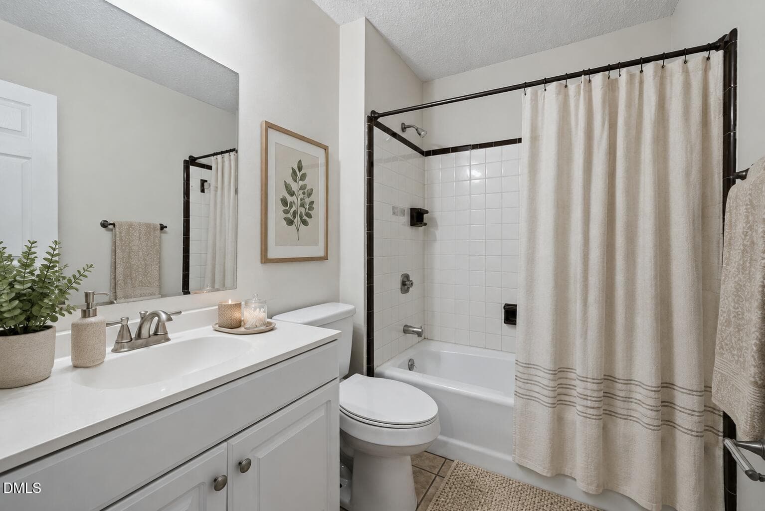 5823 1st floor bathroom staged - 5823 Shady Grove Circle, Raleigh, NC 27609, Raleigh