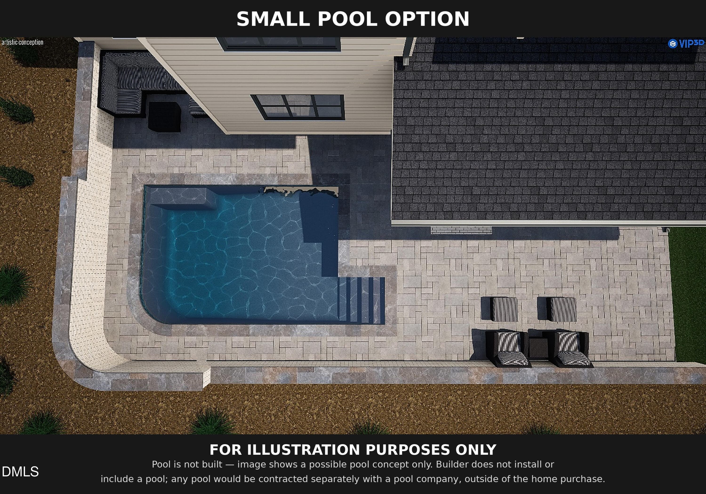 Small Pool Br (3) - 3521 Brook Drive, Raleigh, NC 27609, Raleigh