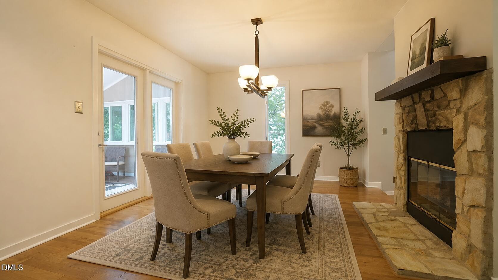 Staged Dining Room - 818 Lake Forest Drive, Raleigh, NC 27615, Raleigh