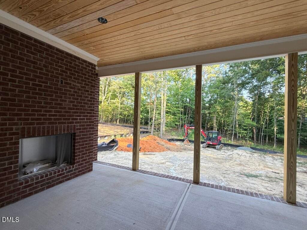 26 - Outdoor Fireplace (Medium) - 333 Black Caviar Way, Raleigh, NC 27603, Raleigh