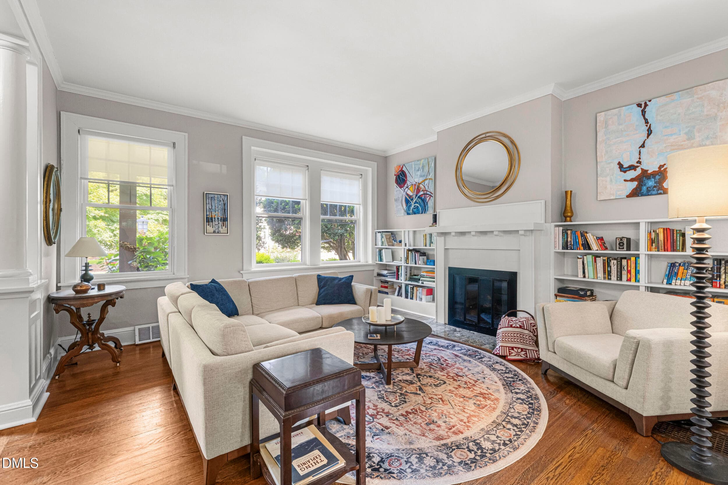 10 - Living Room - 132 Woodburn Road, Raleigh, NC 27605, Raleigh