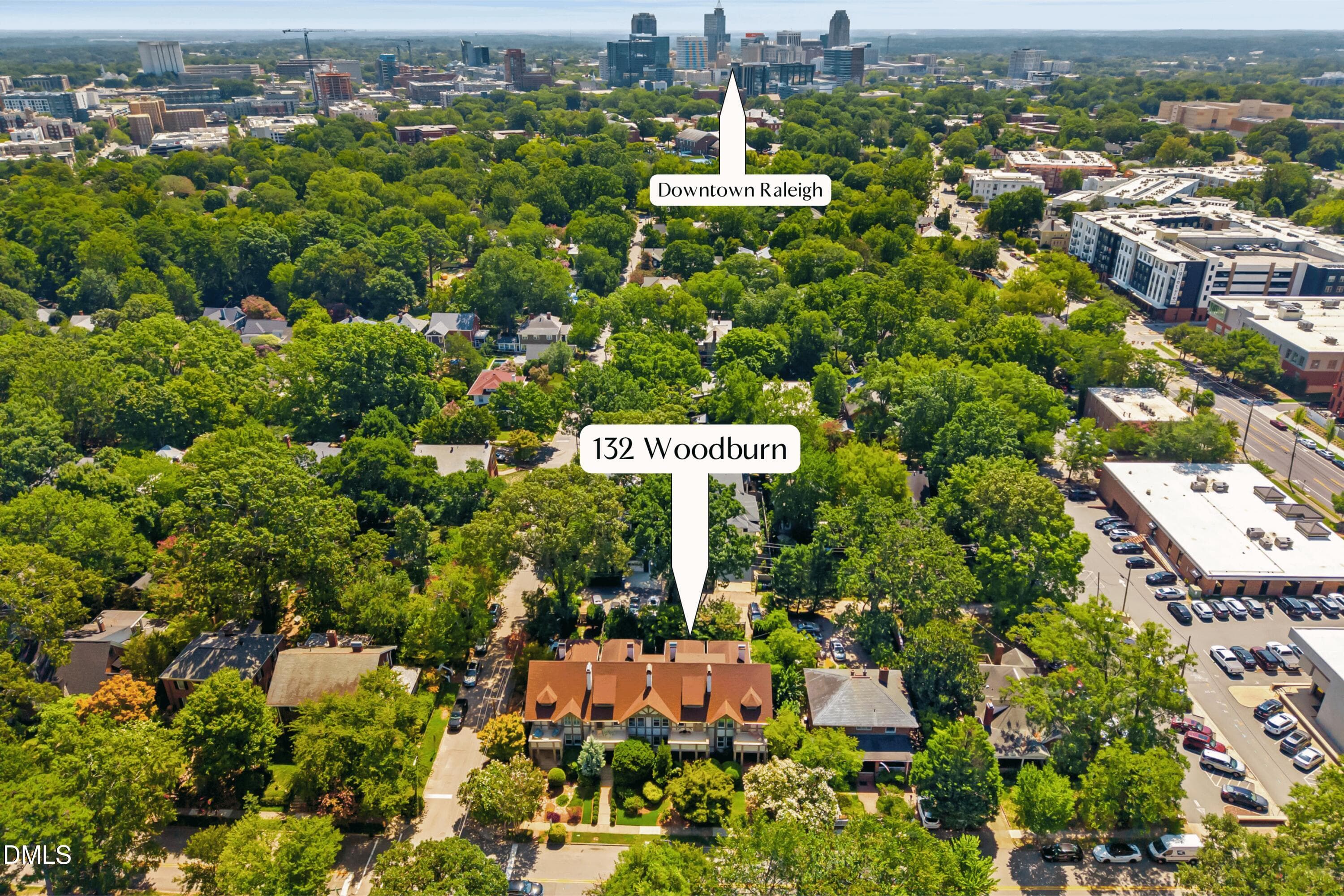 52 - Drone - Downtown - 132 Woodburn Road, Raleigh, NC 27605, Raleigh