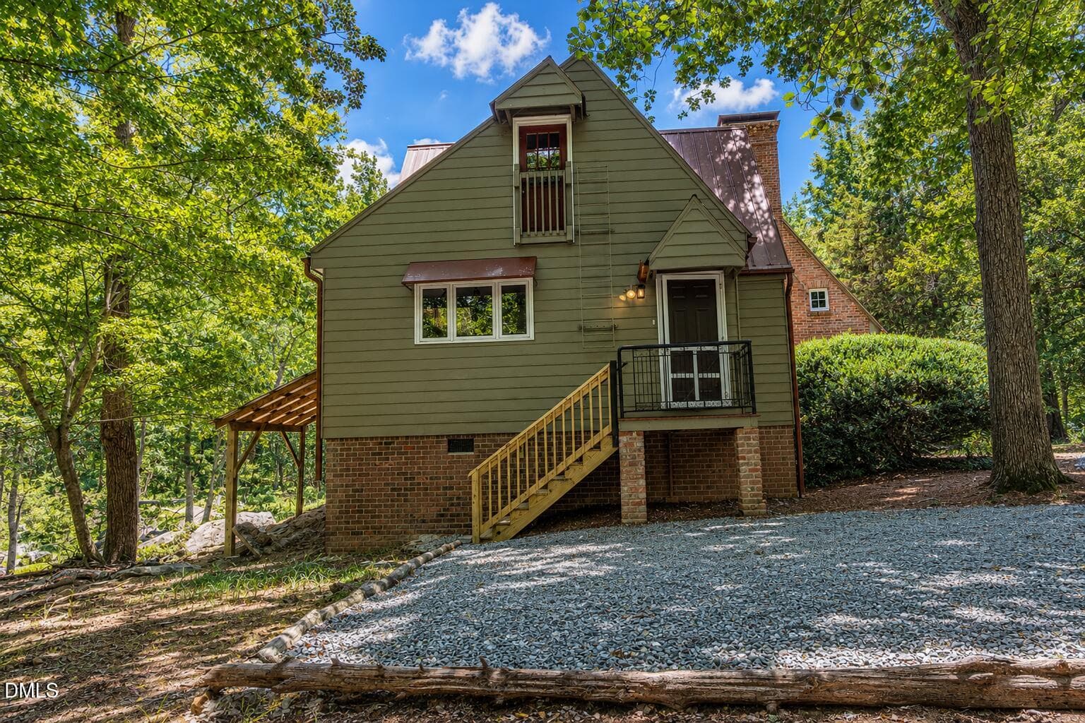 Kitchen door and parking - 180 Hobbs Road, Pittsboro, NC 27312, Pittsboro