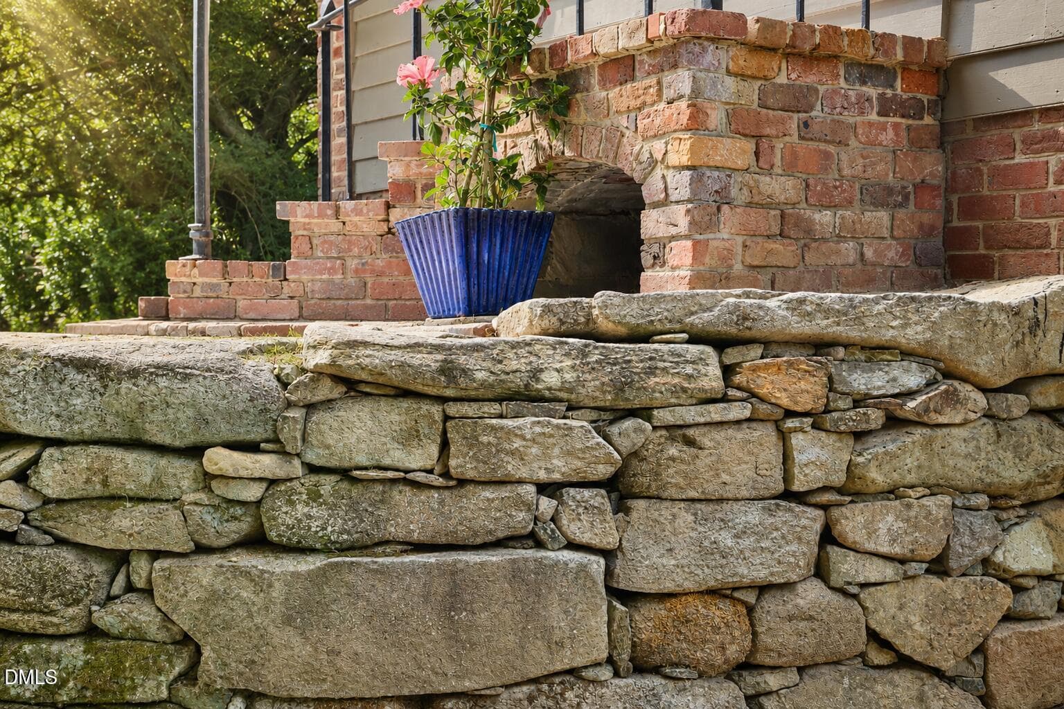 Front door stone work - 180 Hobbs Road, Pittsboro, NC 27312, Pittsboro