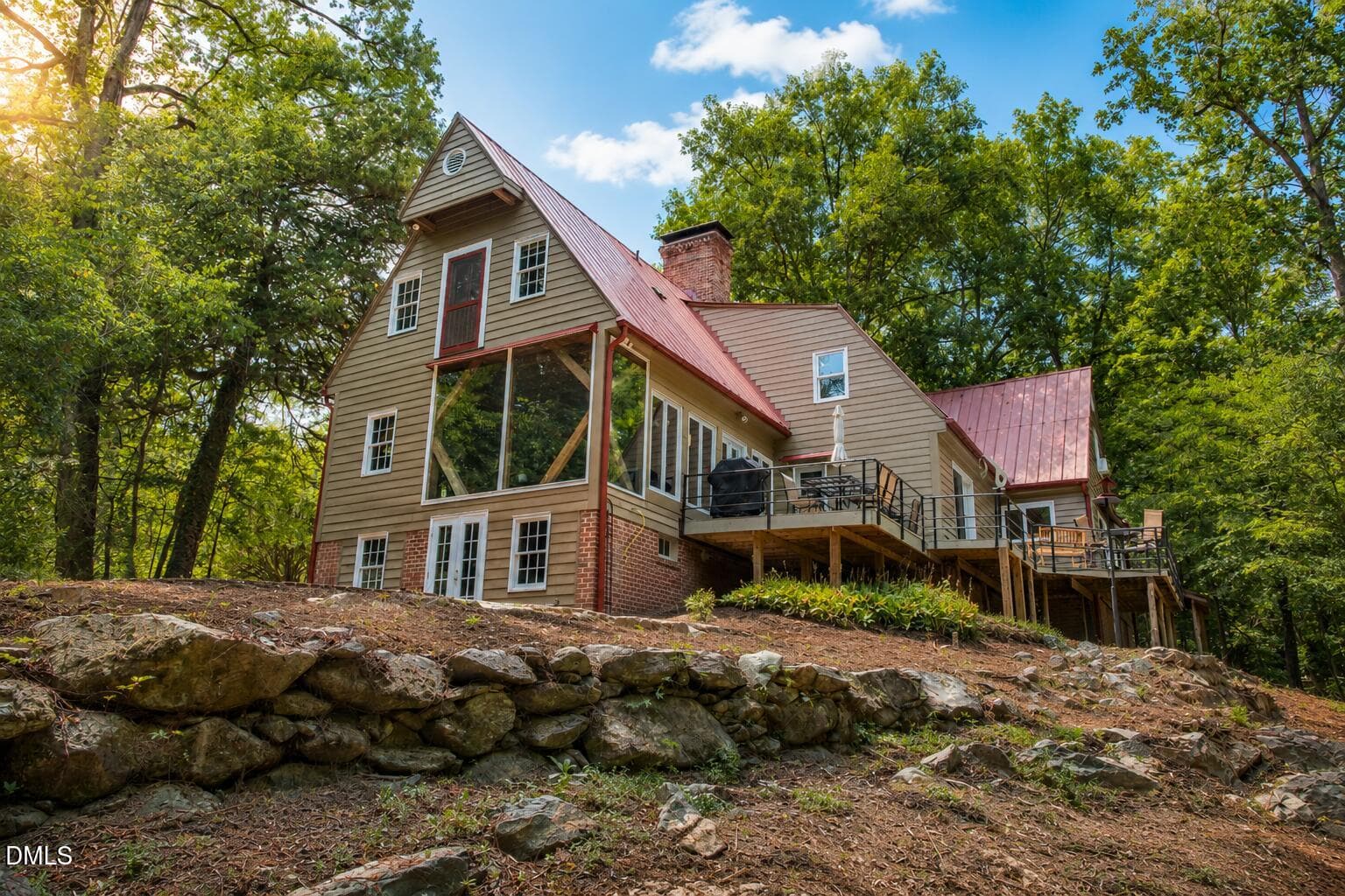 Backyard view - 180 Hobbs Road, Pittsboro, NC 27312, Pittsboro