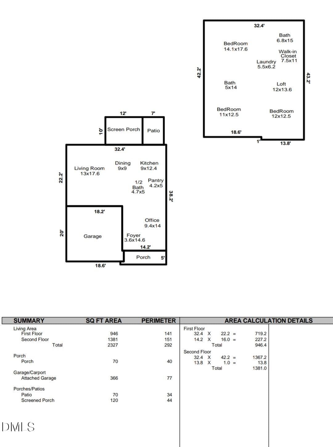 Dimensions - 1020 Sumter Pointe Way, Knightdale, NC 27545, Knightdale