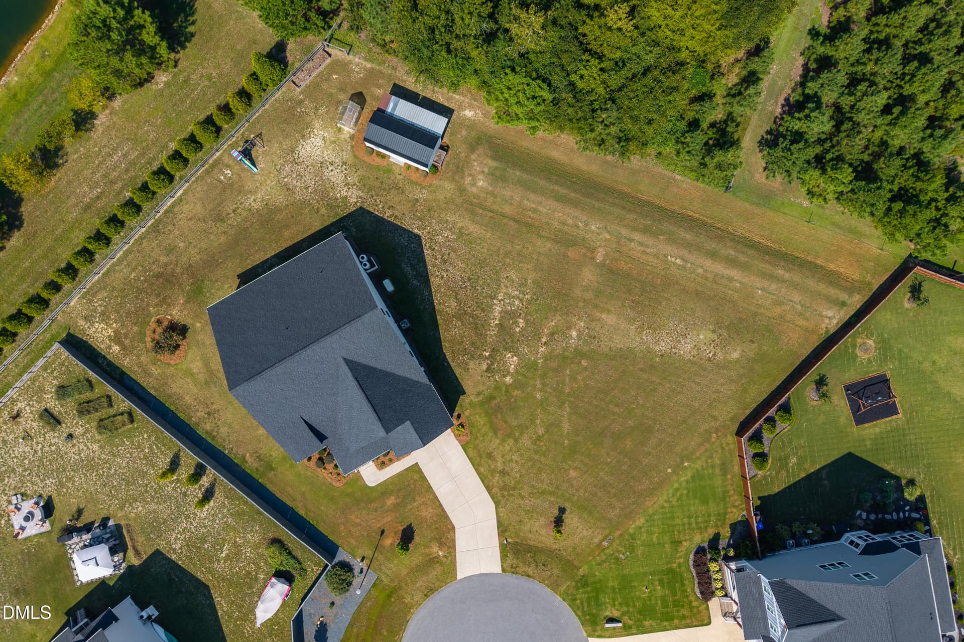 54 -16 blue monarch ln, drone, exterior - 16 Blue Monarch Lane, Fuquay Varina, NC 27526