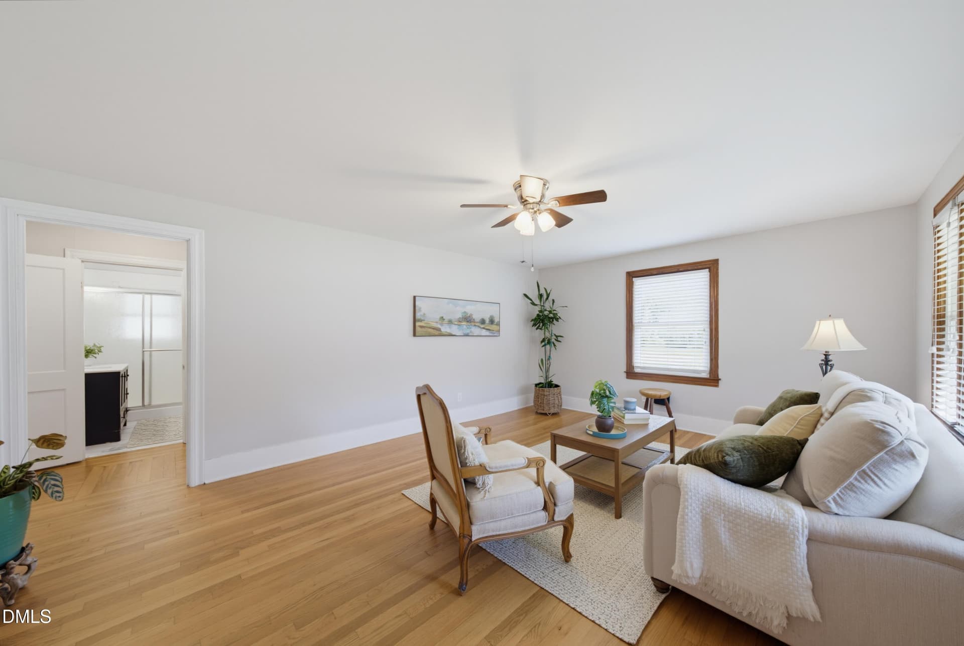 Spacious Living Room_Hardwoods - 14928 Creedmoor Road N, Wake Forest, NC 27587