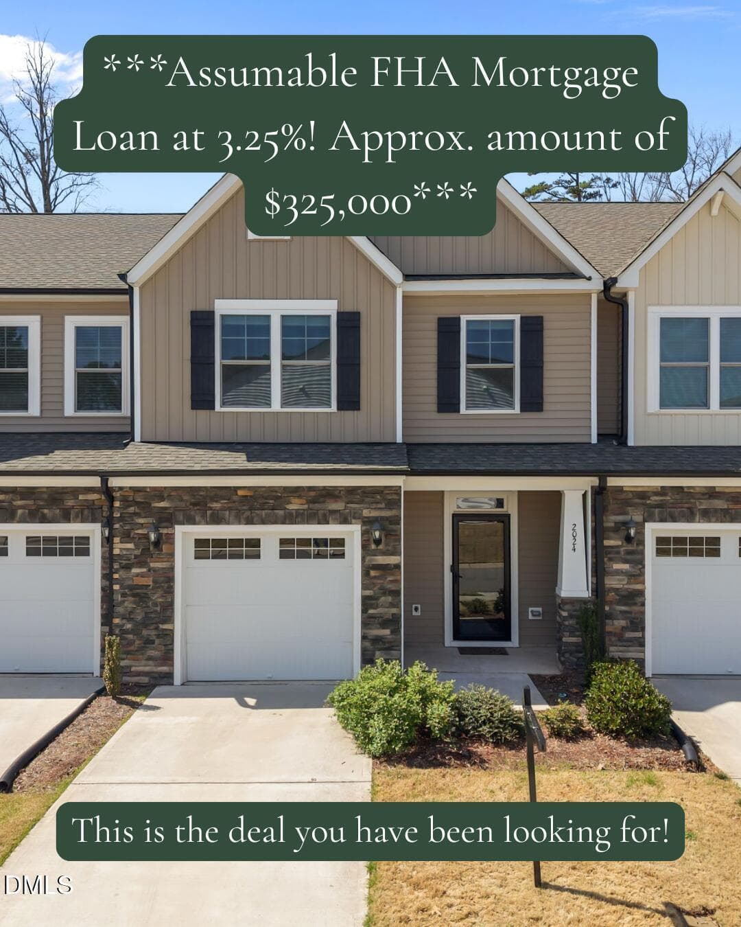 Assumable FHA Mortgage Loan at 3.25%! Ap - 2024 Bunchberry Lane, Durham, NC 27703, Durham