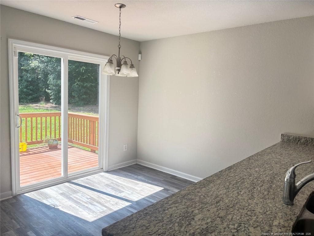 Back door to deck - 50 Teal Drive, Youngsville, NC 27596, Youngsville