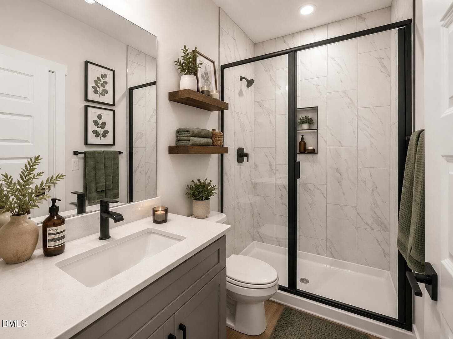 Full bathroom paisley - 190 Symmetry Loop, Youngsville, NC 27596, Youngsville