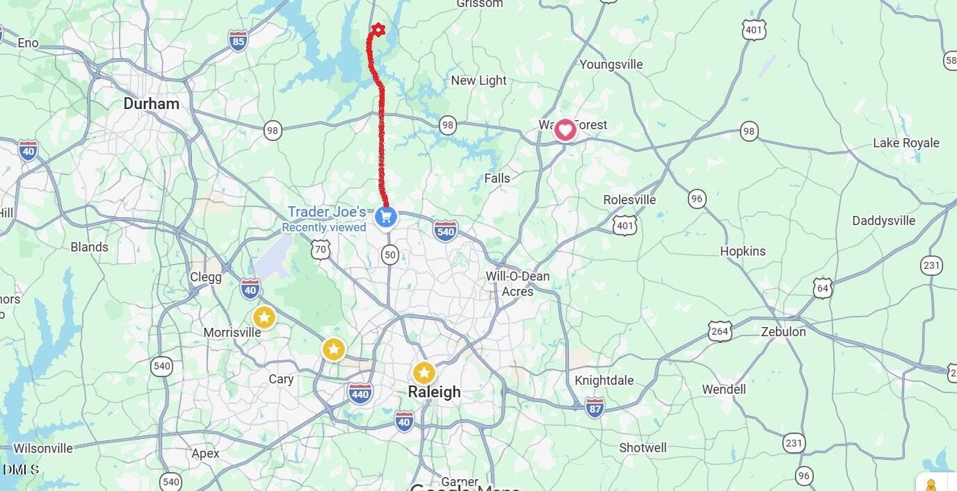 TJ's Only a 15-min car ride away - Strai - 14928 Creedmoor Road N, Wake Forest, NC 27587
