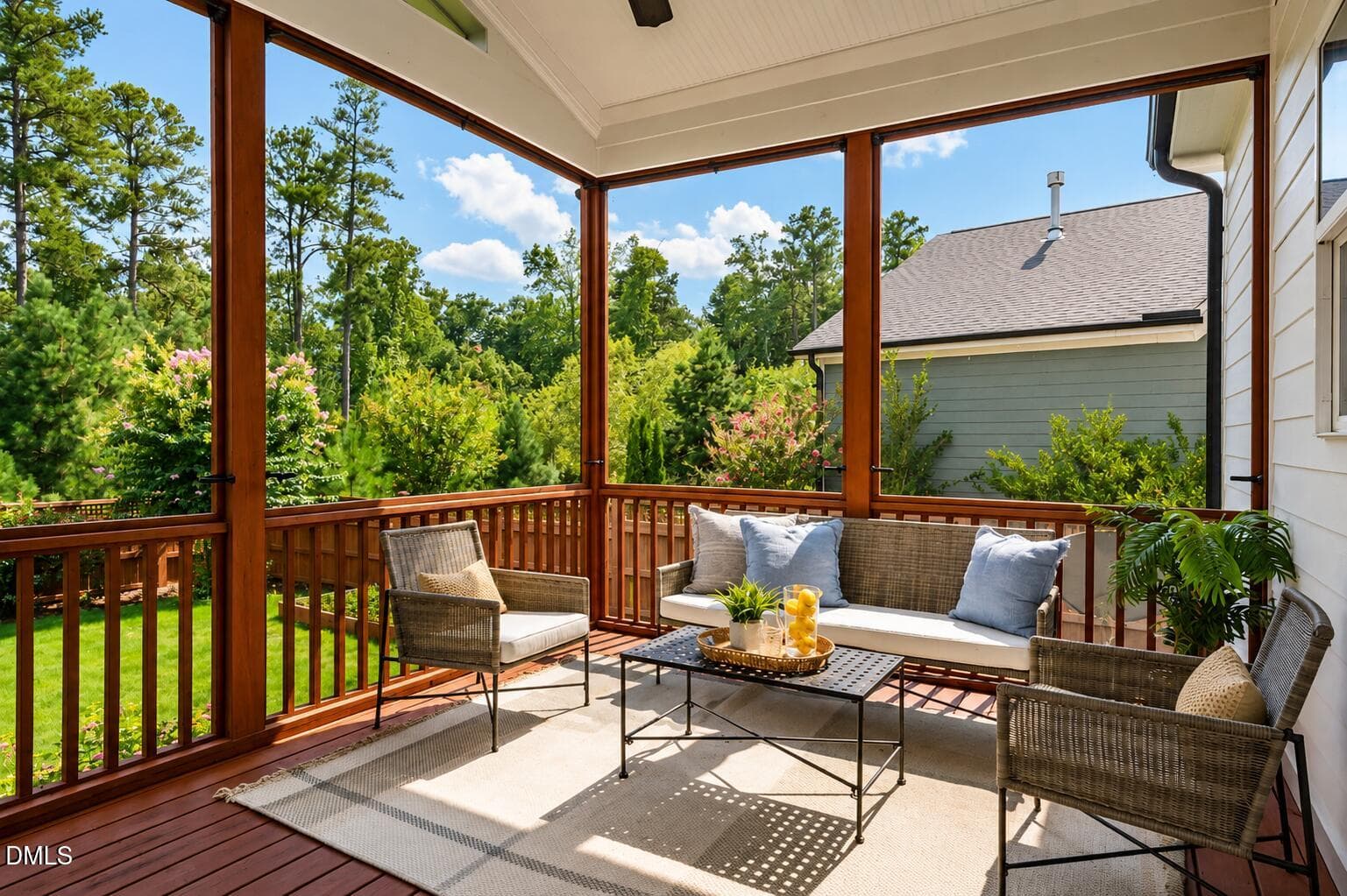 Extended Screened Porch - 443 Boulder Point Drive, Chapel Hill, NC 27516