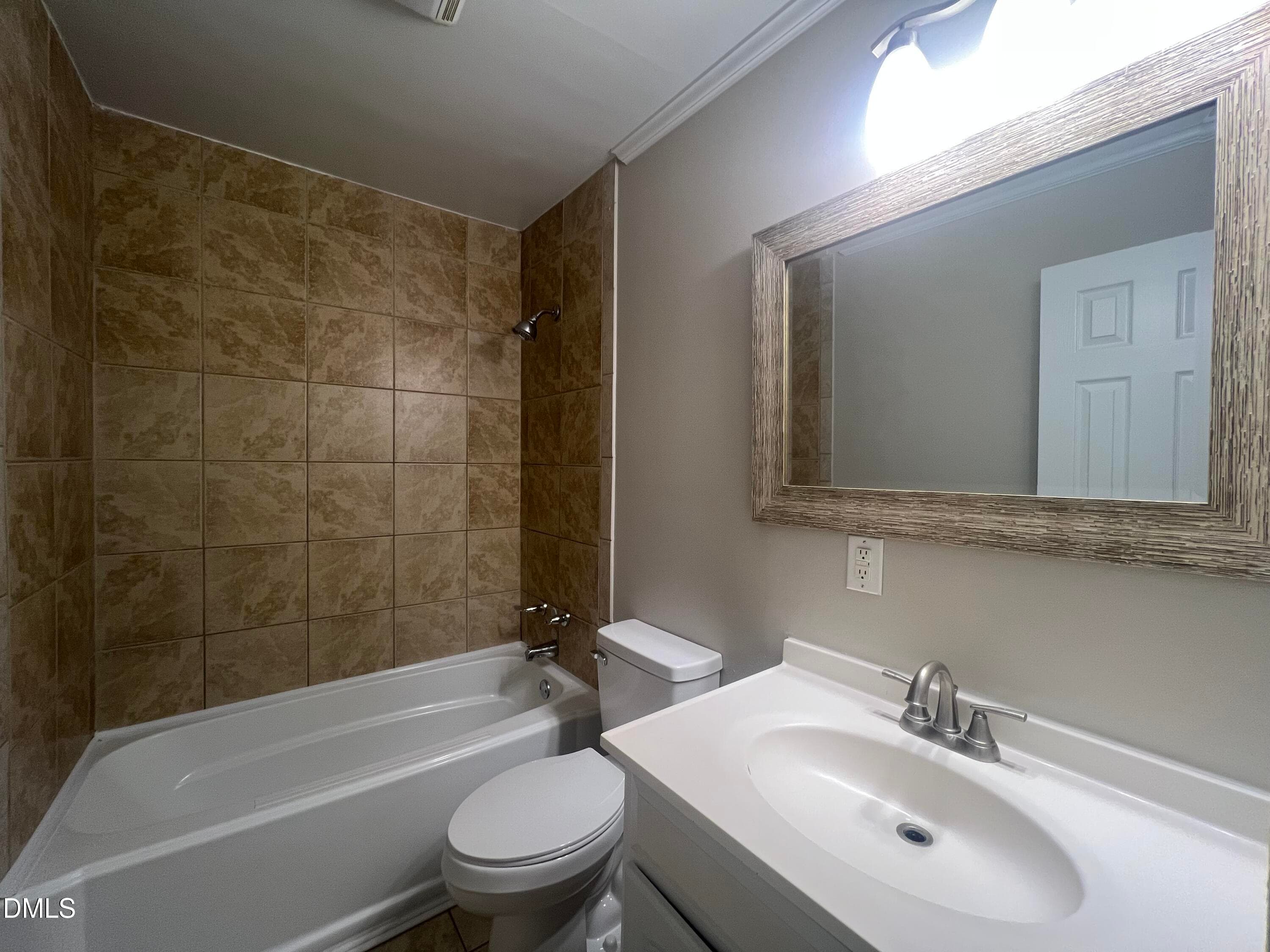 Hall bathroom - 2517 Keith Drive, Raleigh, NC 27610, Raleigh