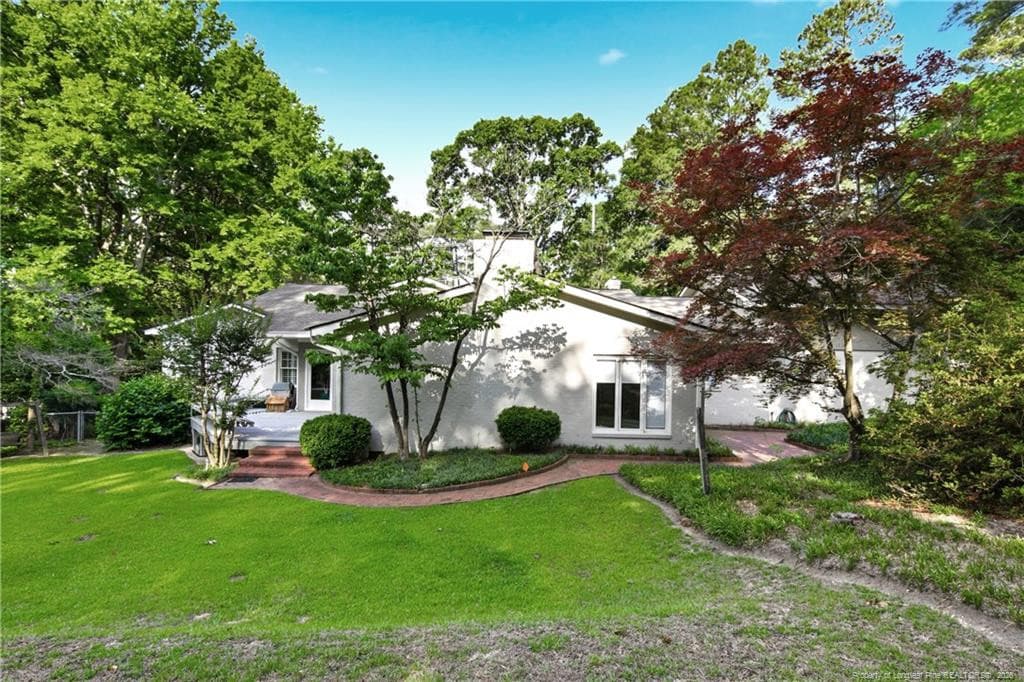 Beautiful, mature landscaping - backyard - 2718 Skye Drive, Fayetteville, NC 28303, Fayetteville