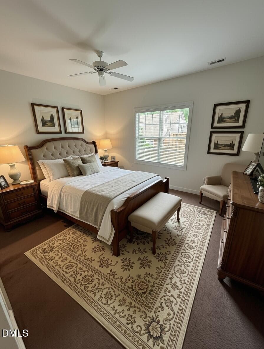 Primary Bedroom-AI - 8735 Courage Court, Raleigh, NC 27615, Raleigh