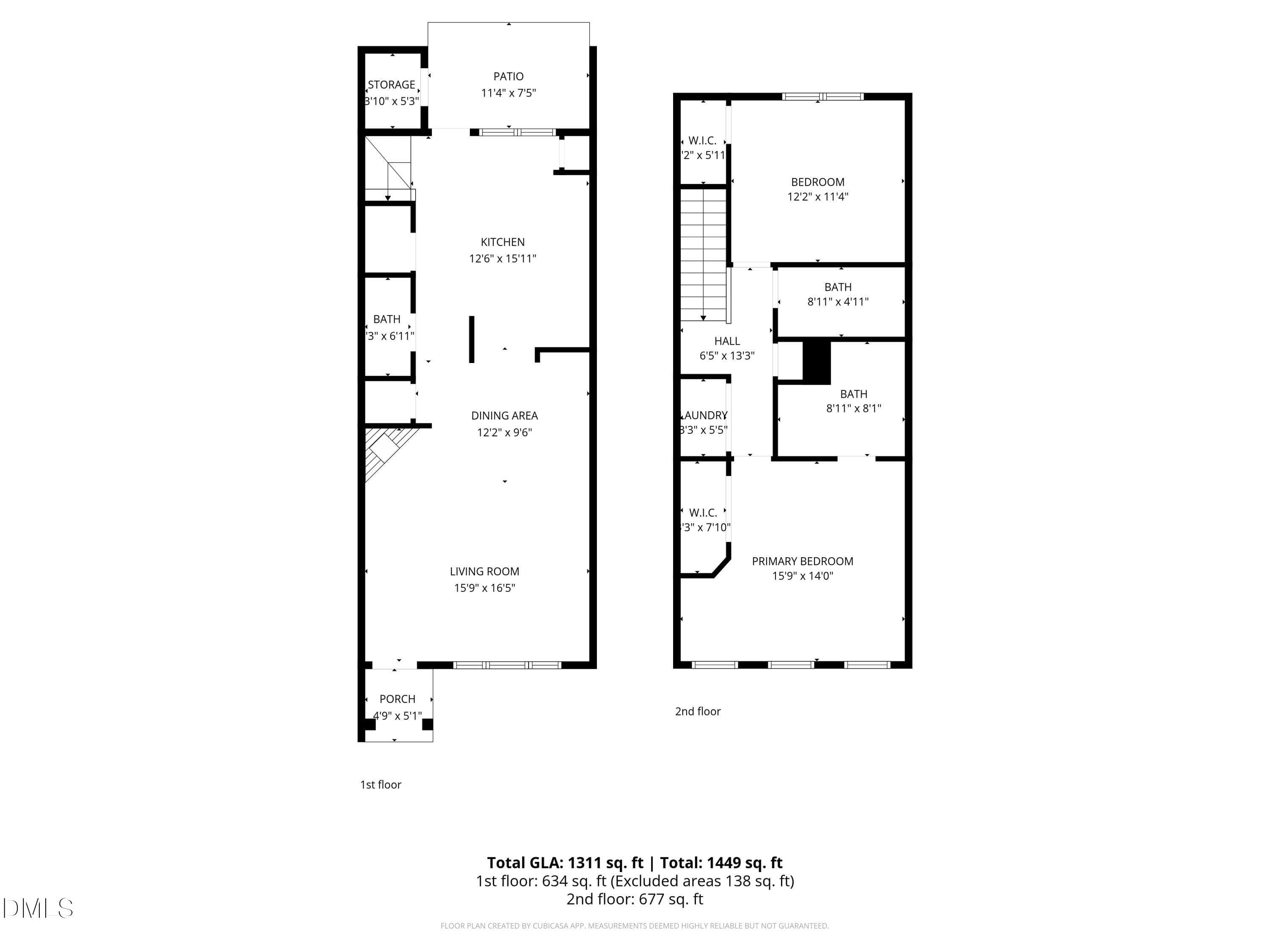 3-Floorplan_3 - 164 Cedar Elm Road, Durham, NC 27713, Durham
