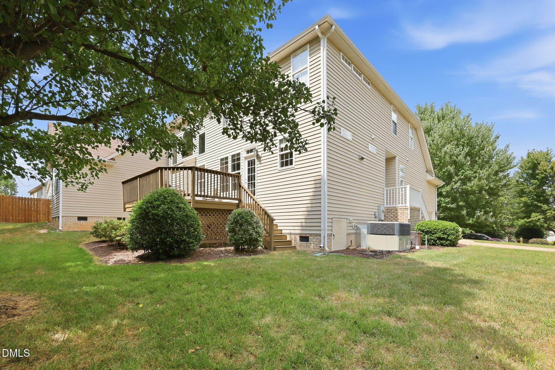 Deck & Side of home - 9301 Bramden Court, Wake Forest, NC 27587