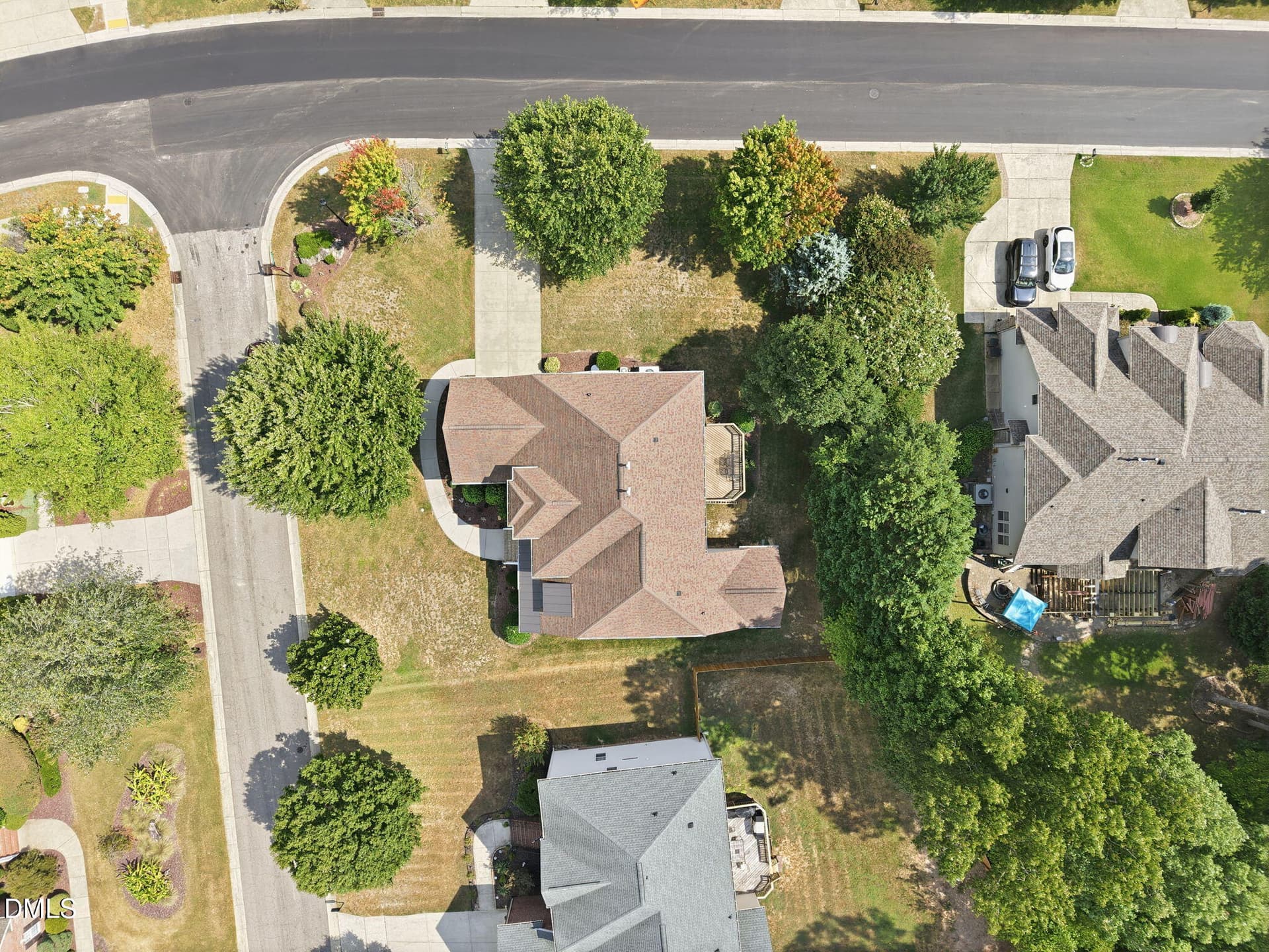 Aerial View - 9301 Bramden Court, Wake Forest, NC 27587