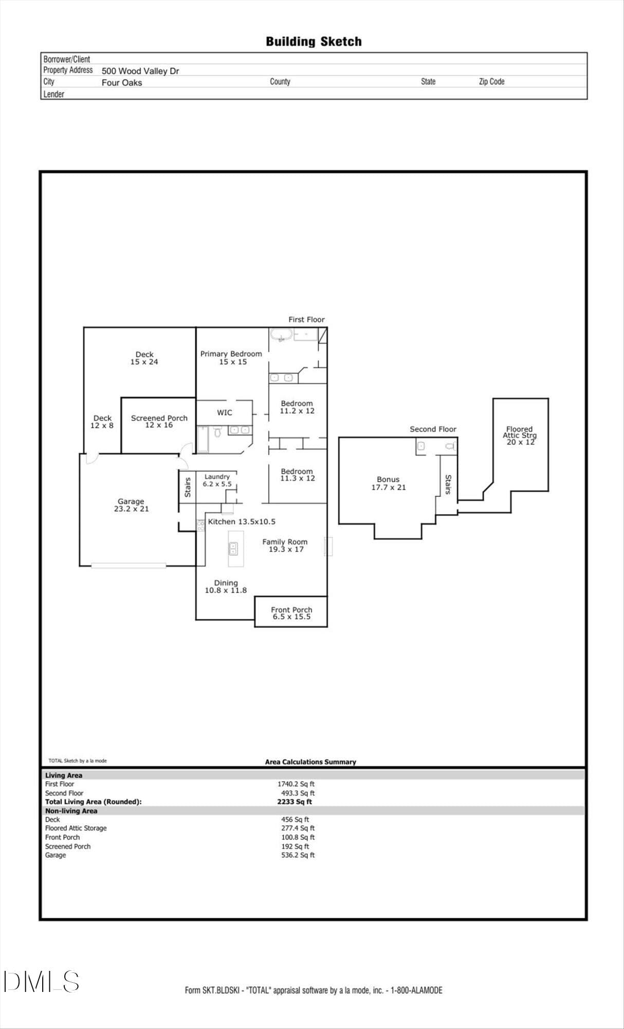 Floor Plan - 500 Wood Valley Drive, Four Oaks, NC 27524, Four Oaks