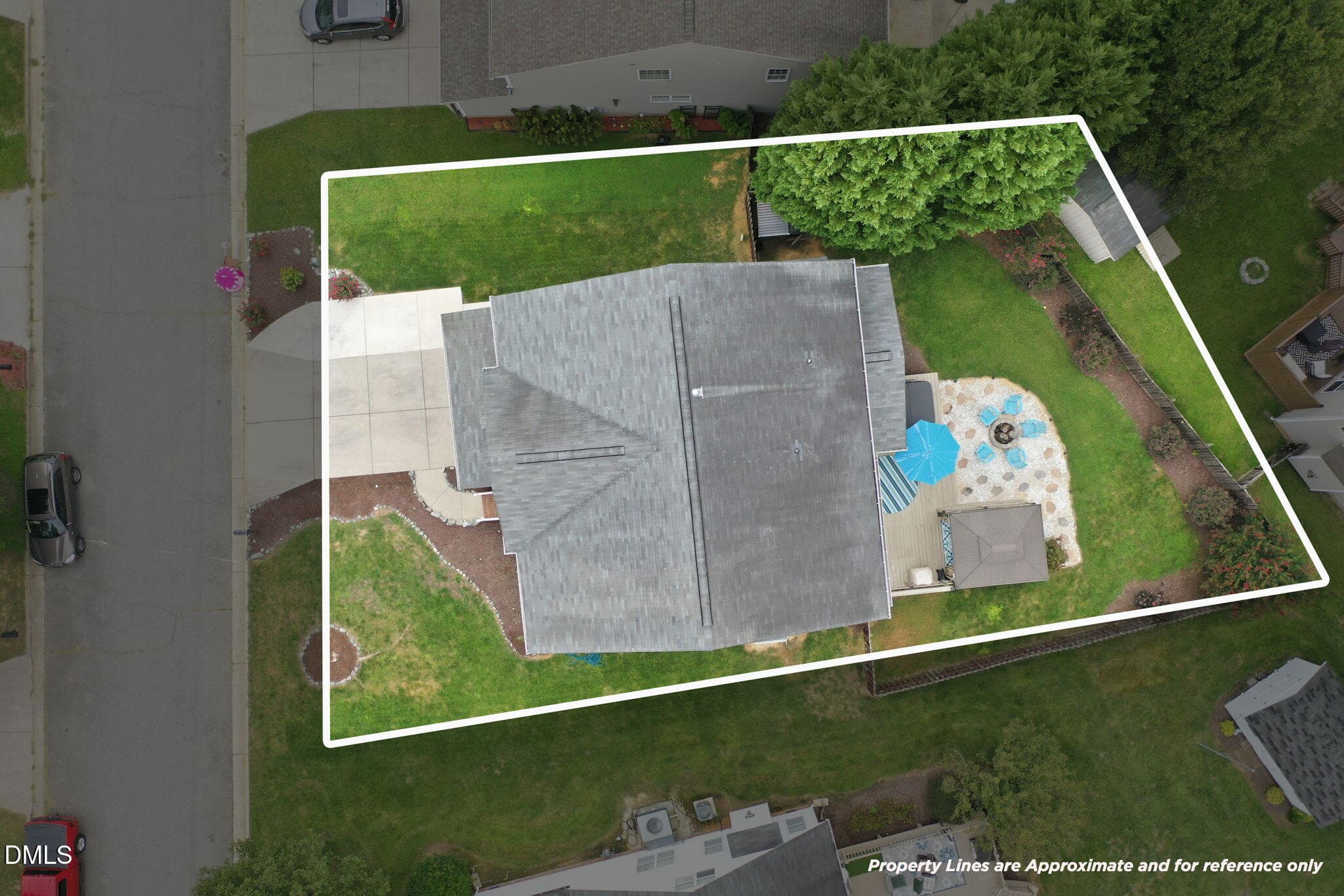22-web-or-mls-DJI_0831 - Lot lines - 580 Pimlico Circle, Whitsett, NC 27377, Whitsett