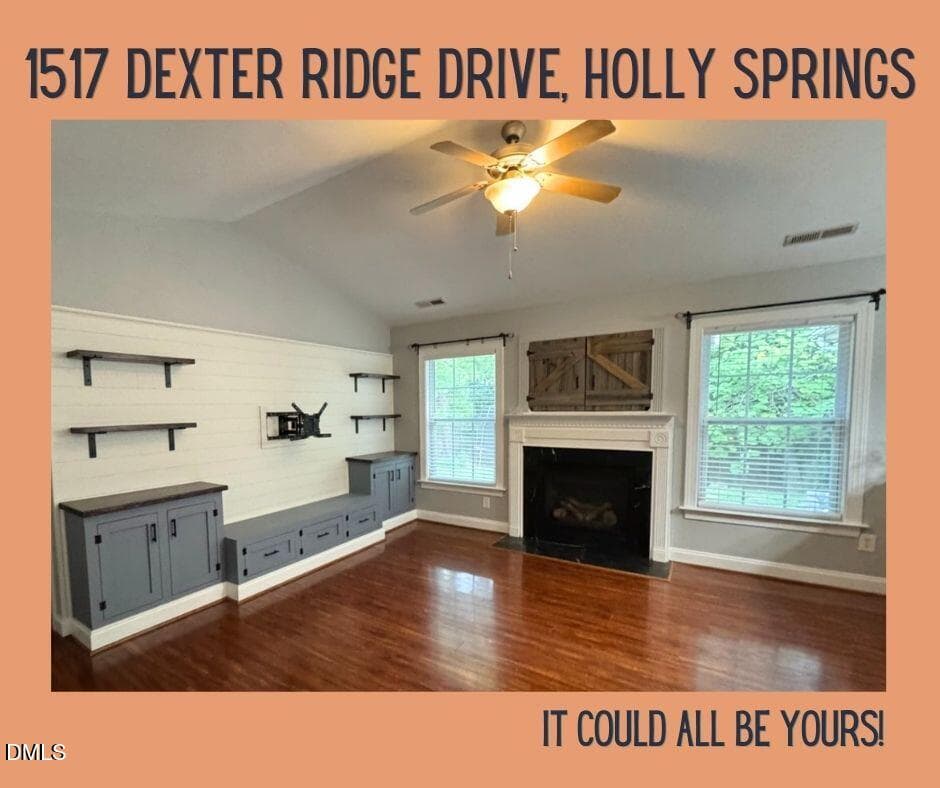 Family Room - 1517 Dexter Ridge Drive, Holly Springs, NC 27540, Holly Springs