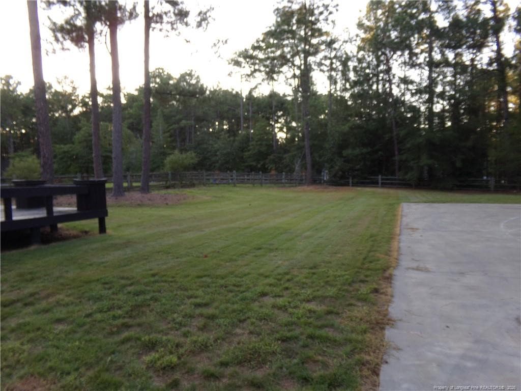 view of yard - 188 Firetree Lane, West End, NC 27376, West End