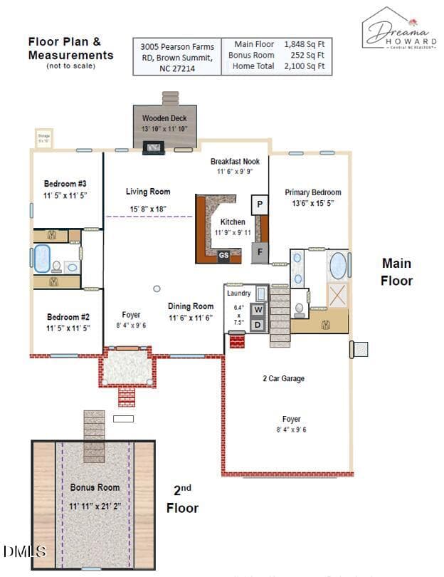 3005 Pearson Farm Dr Floor Plan - 3005 Pearson Farm Drive, Browns Summit, NC 27214, Browns Summit
