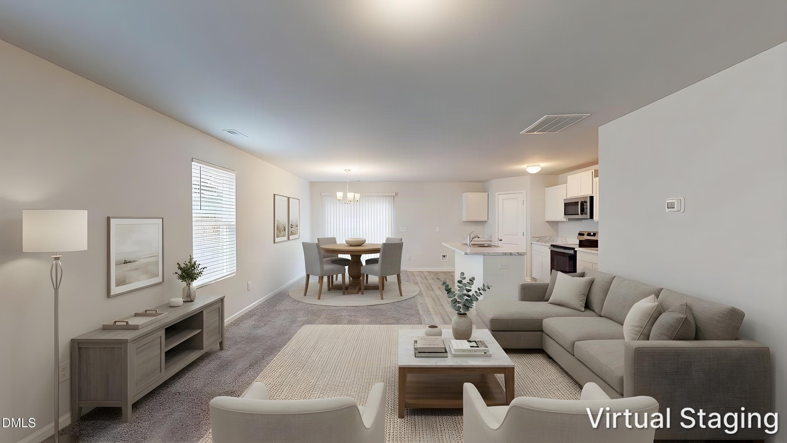living and dining room - 147 Maple Tree Lane, Clayton, NC 27527, Clayton