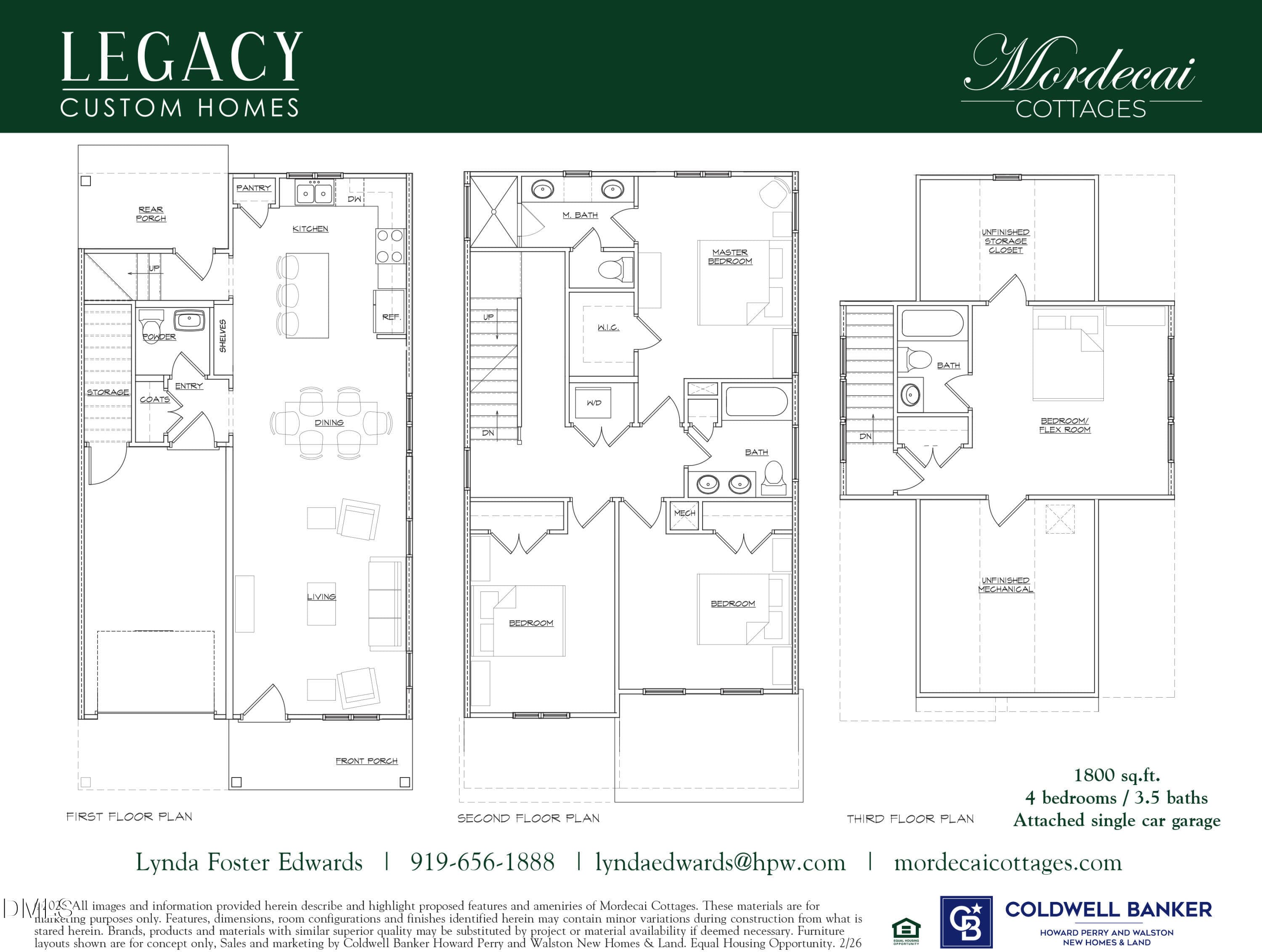 Mordecai CutsheetONLY - 1337 Courtland Drive, Raleigh, NC 27604, Raleigh