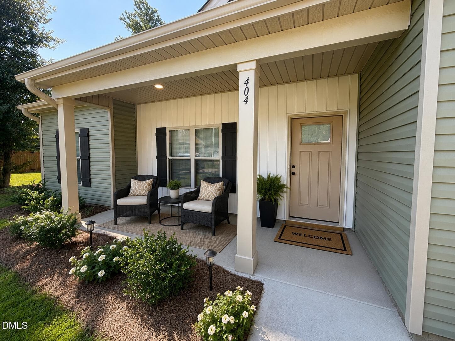 Staged Front Porch - 404 S Eastwood Drive, Benson, NC 27504, Benson