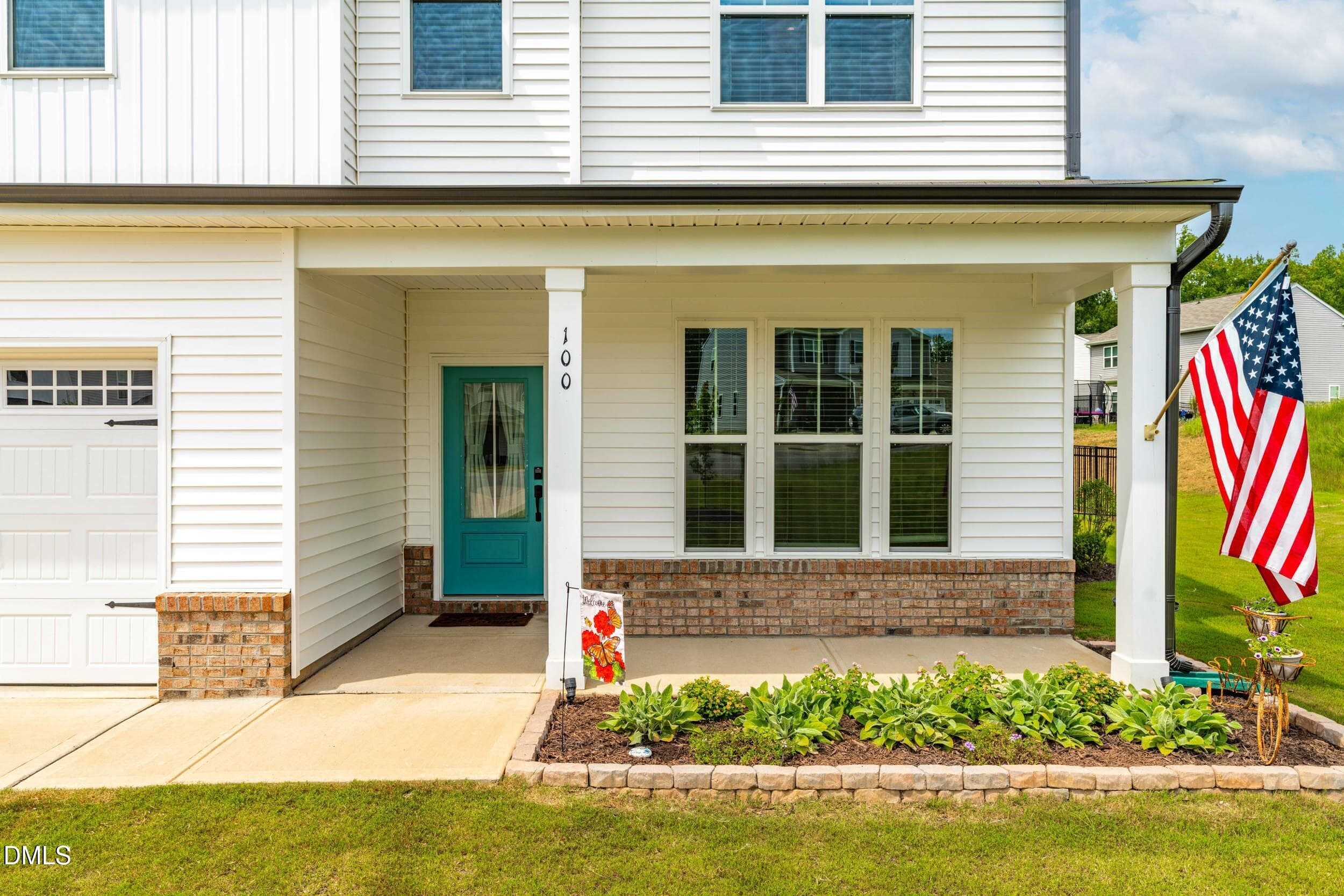 Front entry-porch - 100 Capanne Court, Clayton, NC 27527, Clayton
