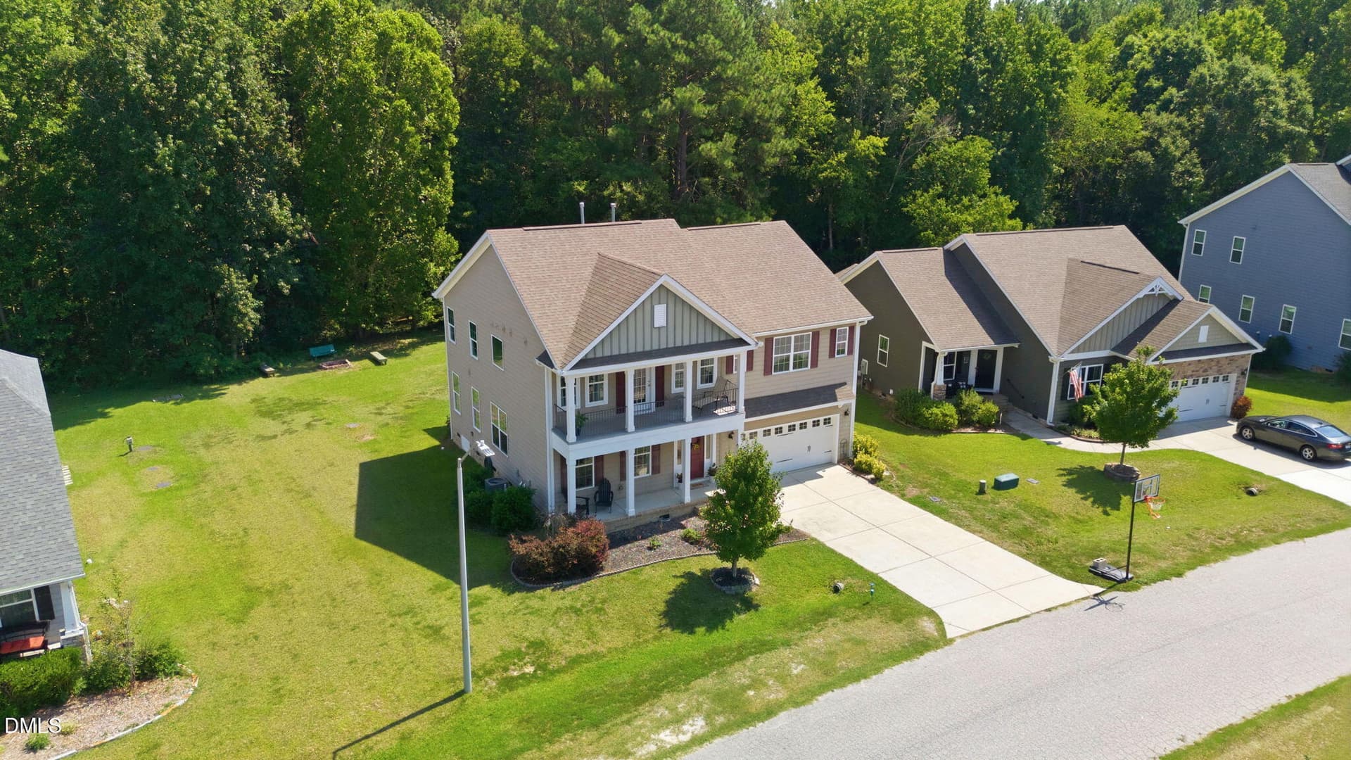6-drone-left-view - 8109 Fieldcrest Lane, Fuquay Varina, NC 27526