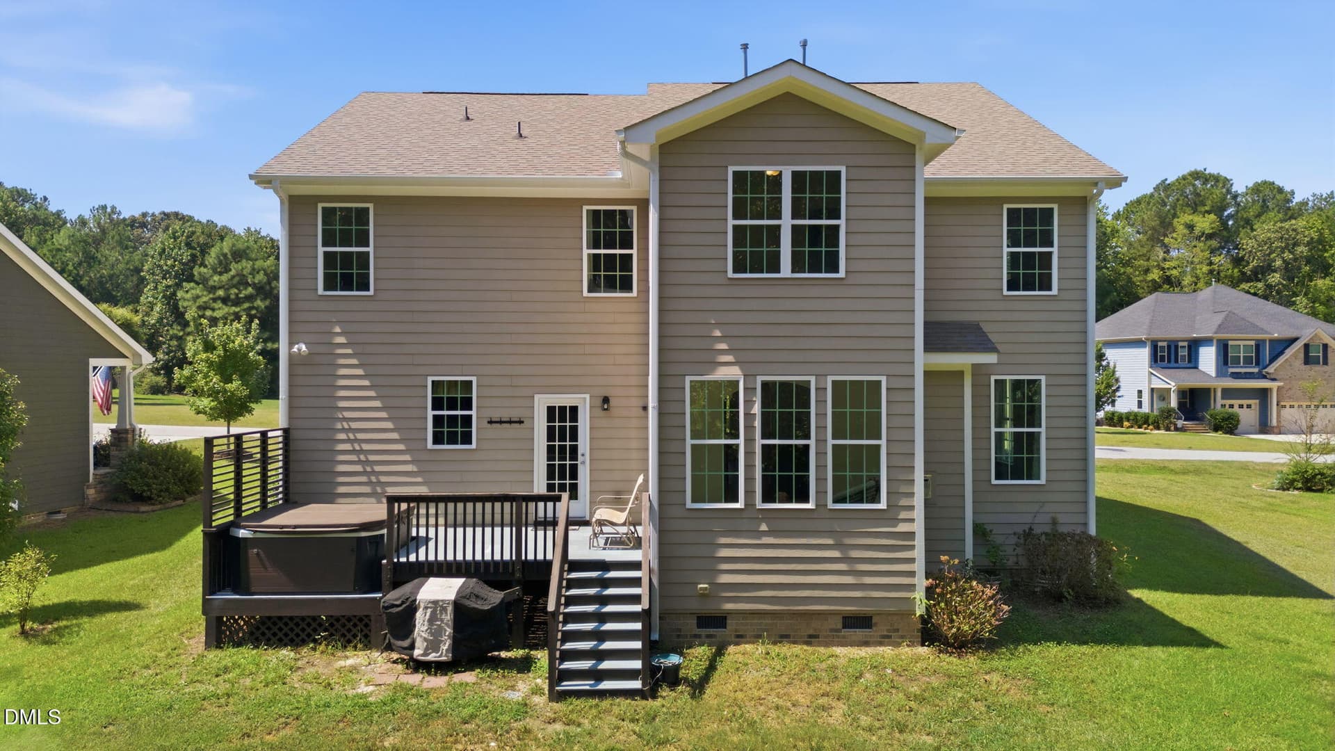 53-back-of-home - 8109 Fieldcrest Lane, Fuquay Varina, NC 27526