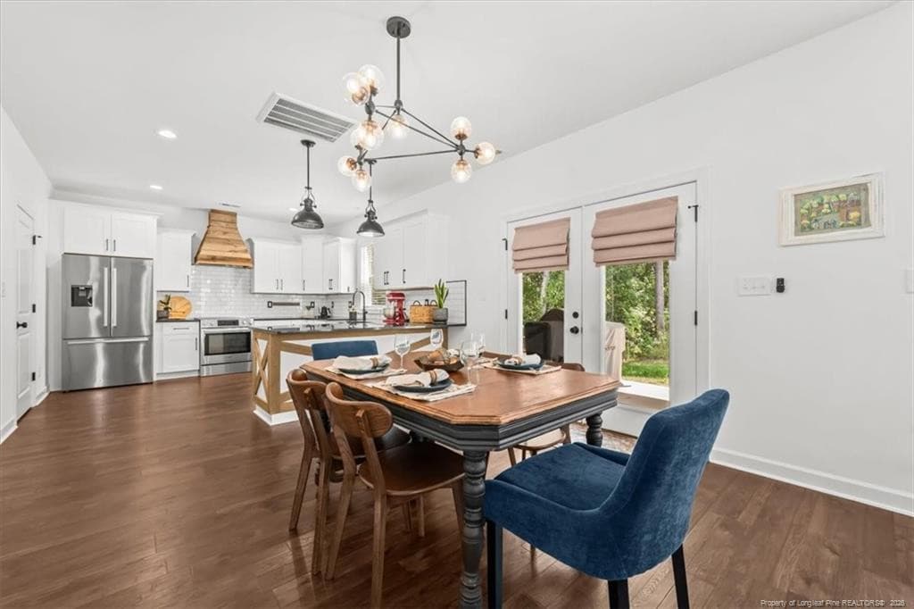 Dining Area - 123 Sears Drive, Cameron, NC 28326