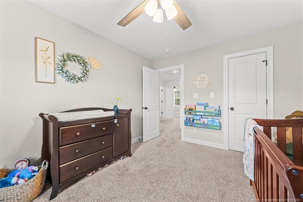 Bedroom 2 with Walk-In Closet - 123 Sears Drive, Cameron, NC 28326