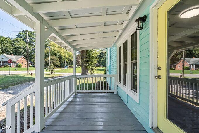 023-680x453-side-porch - 194 Post Office Road, Moncure, NC 27559