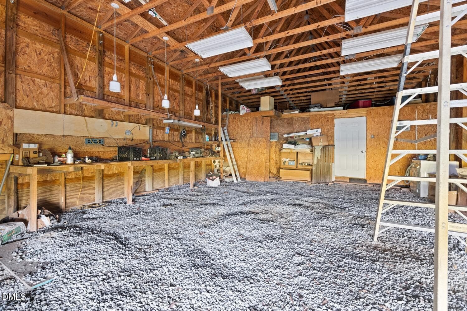 garage workspace - 54 Zacks Road, Hurdle Mills, NC 27541