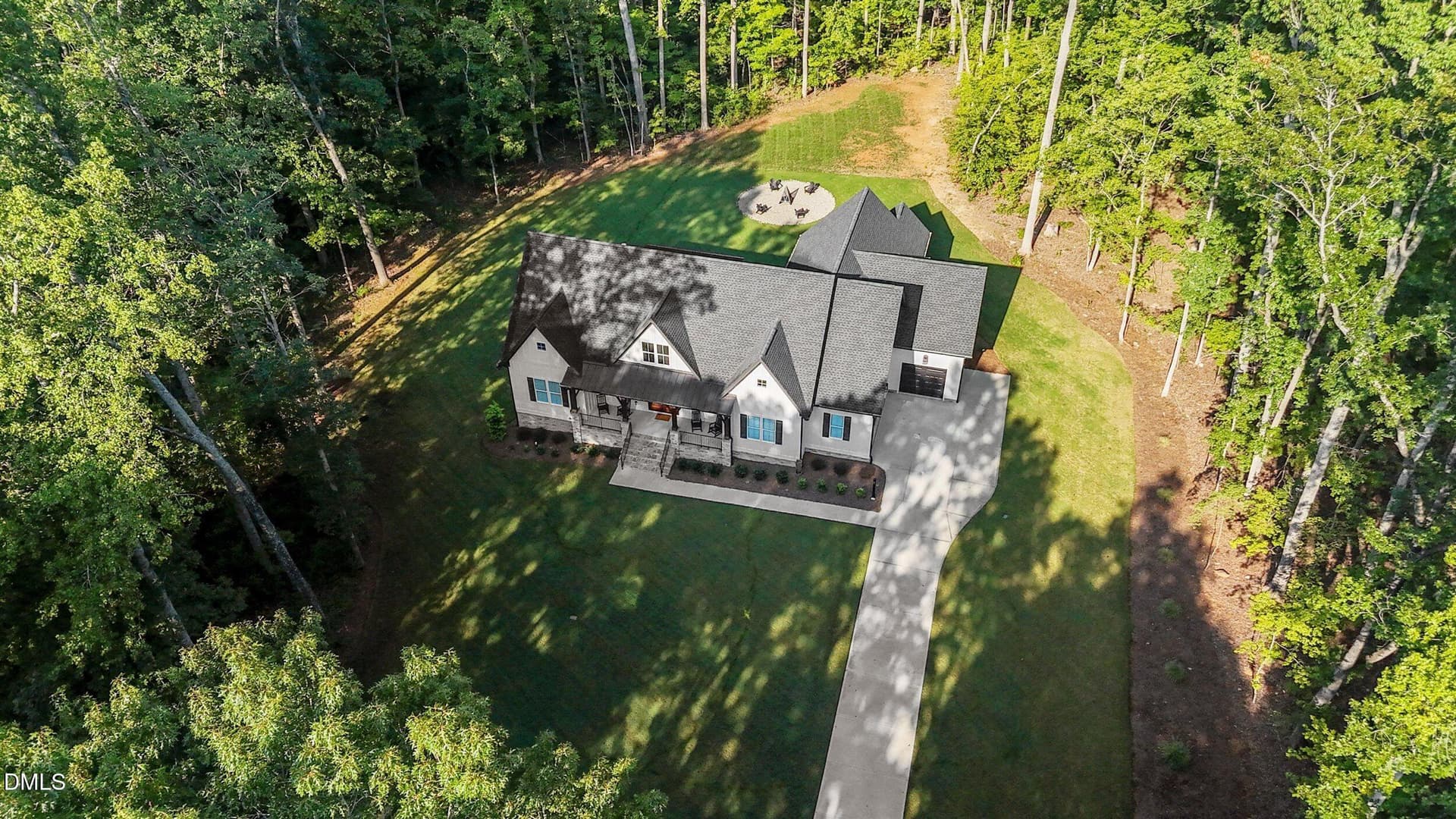 Aerial View - 160 Roberson Creek Road, Pittsboro, NC 27312