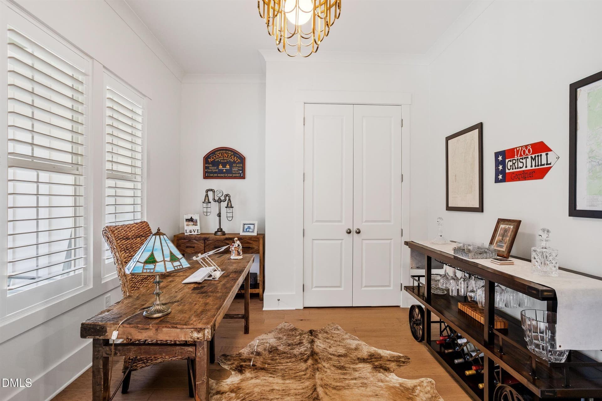Office off front foyer - 160 Roberson Creek Road, Pittsboro, NC 27312